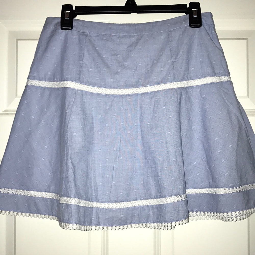 Blue skirt